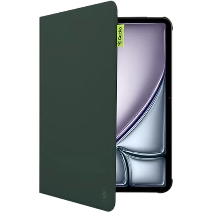 Gecko Covers Tablet Hülle/Cover für iPad 2025 (11th Gen) / iPad 2022 (10th Gen), Apfelschale mit Schlaf/Wach Funktion, Grün