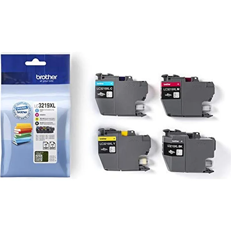 Brother LC-3219XLVAL 3000Seiten 1500Seiten Schwarz, Gelb Tintenpatrone – Bild 2