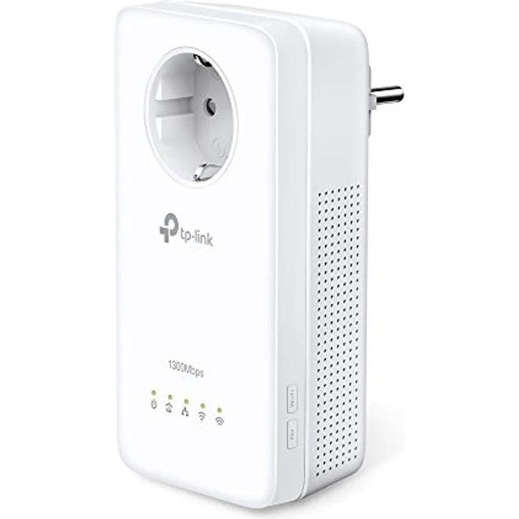 TP-Link TL-WPA8630P AV1300 Wifi AC1350 Gigabit Powerline Adapter (1350 Mbit-s Wifi und 1300 Mbit-s Steckdose Powerline, Wifi Clone, MU-MIMO, App Steuerung, 3 Gigabit Ports, Plug und Play) weiß – Bild 3