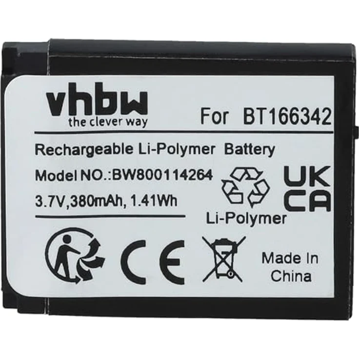 VHBW Li-Polymer Akku 380mAh (37V) passend für Smart Watch Smartwatch DZ-09, DZ09, FYM-M9, GT-08, GT08 A1, HKX-S1, LQ-S1, QN-01, QN01 – Bild 4