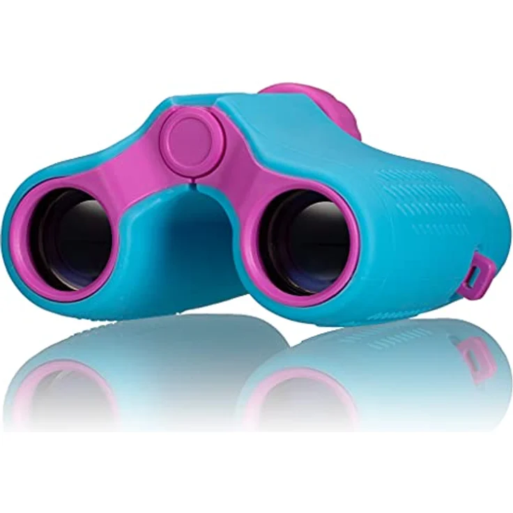 BRESSER junior Bresser Junior Fernglas 6x21, kompaktes Kinderfernglas mit verstellbaren Linsen und Umklappbaren Augenmuscheln, inklusive Tasche und Linsenputztuch – Bild 4