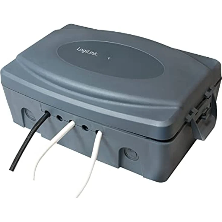 LogiLink LPS223 - wetterfeste Elektronik Box für den Aussenbereich (Outdoor) in grau mit Staub und Spritzwasserschutz (IP54), 32x21x11.5cm – Bild 6
