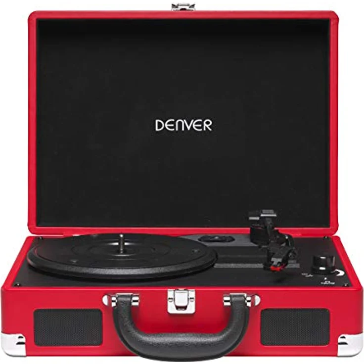 Denver Plattenspieler in rot (VPL-120) – Bild 2