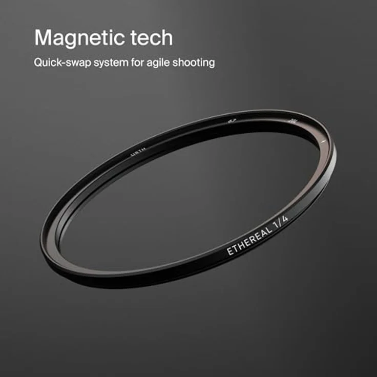 Urth 39mm Magnetic Ethereal Black Mist ¼ Diffusionsfilter (Plus+) - Stärkere Diffusion, Farbneutral, Filmeffekt – Bild 2