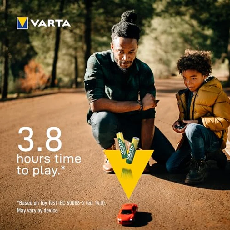 Varta Rechargeable Akku Ready2Use vorgeladener AA Mignon 2600mAh Ni-Mh Akku - 2er Pack - wiederaufladbar ohne Memory Effekt - sofort einsatzbereit – Bild 5