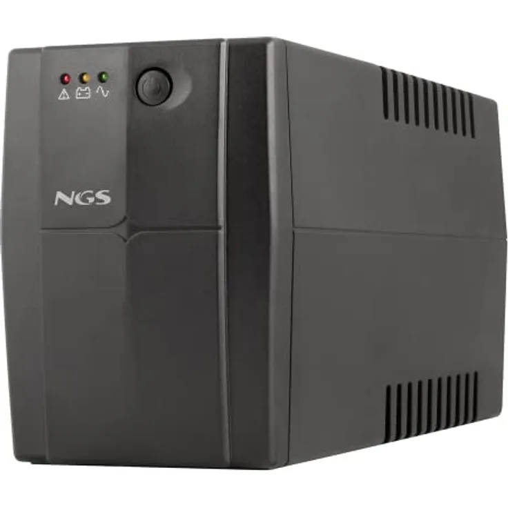 NGS FORTRESS900V3 - Unterbrechungsfreie Stromversorgung USV, Off Line UPS 600 VA, konstante Ausgangsspannung 360W für 2 Schuko-Steckdosen