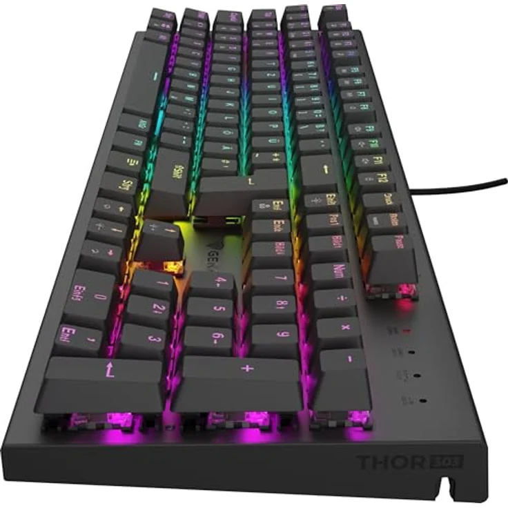 GENESIS Gaming keyboard THOR 303 silent wired, Otemu Brown Switches  – Bild 4