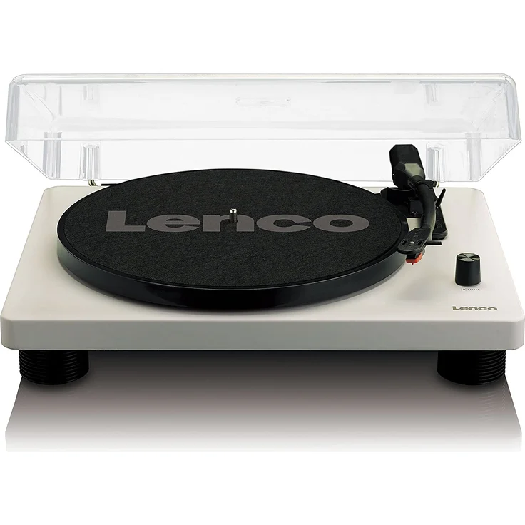 Lenco Plattenspieler LS-50 mit USB-Anschluss, im Holzgehäuse mit eingebauten Lautsprechern und integriertem Verstärker – Bild 5