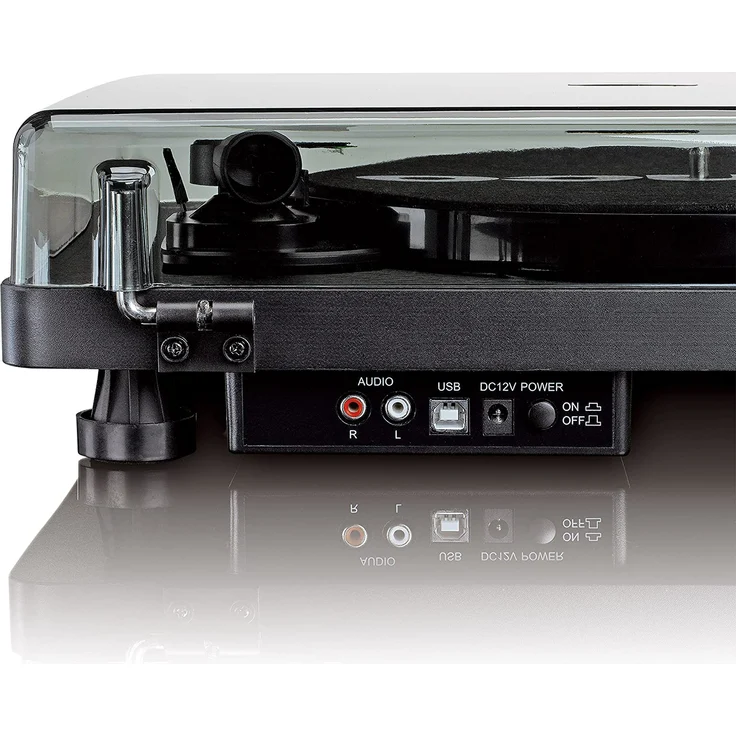 Lenco Plattenspieler L-30 Holzgehäuse vinyl player mit USB-Anschluss zum Digitalisieren von Schallplatten – Bild 5