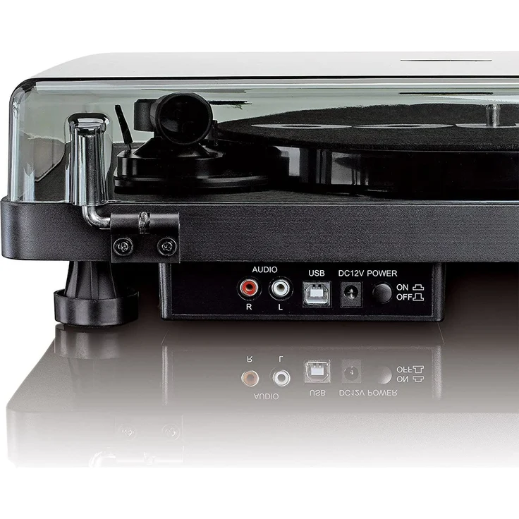 Lenco Plattenspieler L-30 Holzgehäuse vinyl player mit USB-Anschluss zum Digitalisieren von Schallplatten – Bild 3