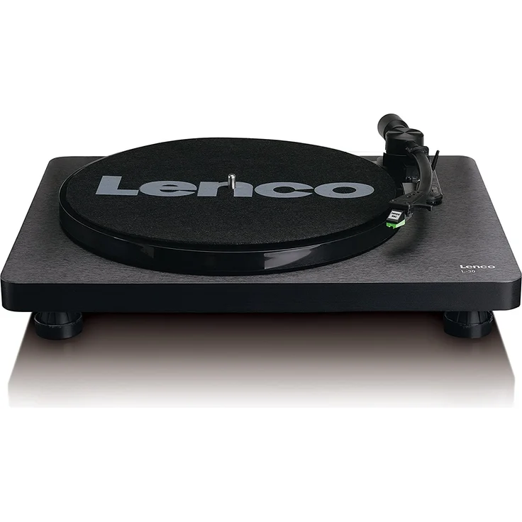 Lenco Plattenspieler L-30 Holzgehäuse vinyl player mit USB-Anschluss zum Digitalisieren von Schallplatten – Bild 7