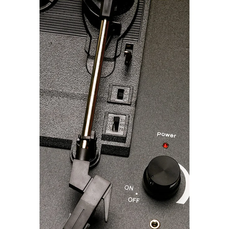 Denver VPL-120BlackMK2 portabler Plattenspieler mit USB Digitalisierungsfunktion – Bild 3