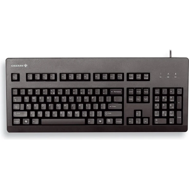 CHERRY G80-3000 - Tastatur - PS/2, USB - Deutsch QWERTZ - Schwarz (G80-3000LPCDE-2) – Bild 2