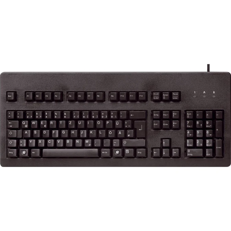 CHERRY G80-3000 - Tastatur - PS/2, USB - Deutsch QWERTZ - Schwarz (G80-3000LSCDE-2) – Bild 2