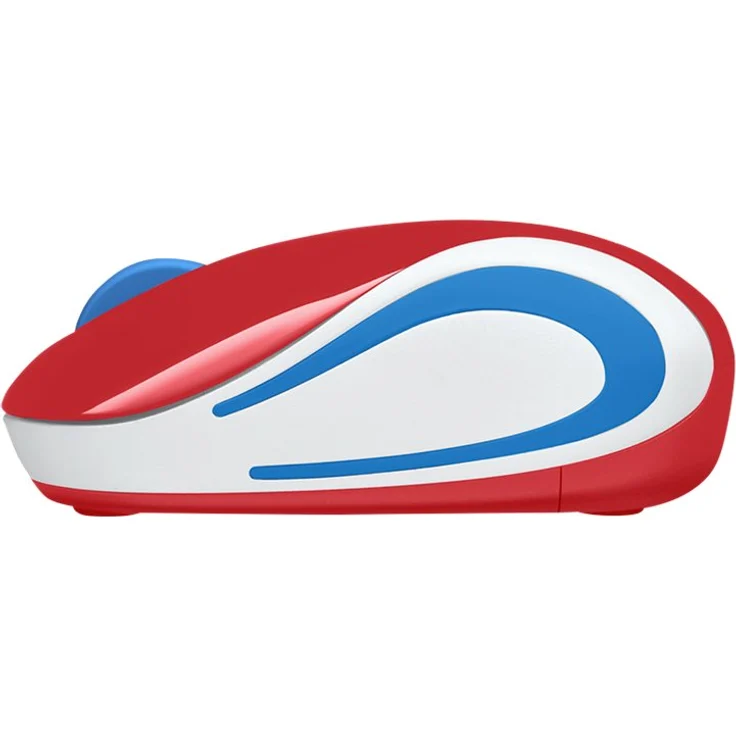 Logitech M187 schnurlos mini Maus USB rot – Bild 3