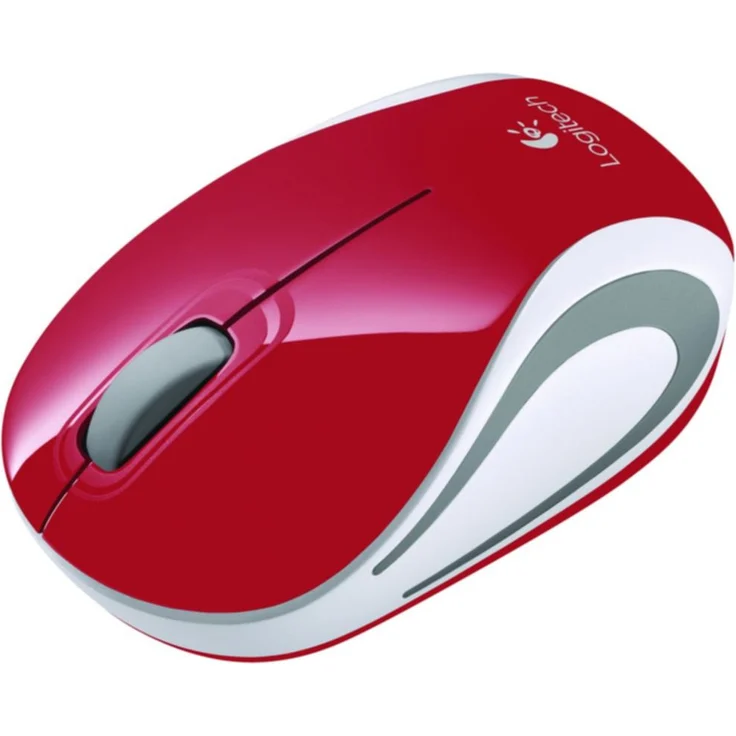 Logitech M187 schnurlos mini Maus USB rot – Bild 4