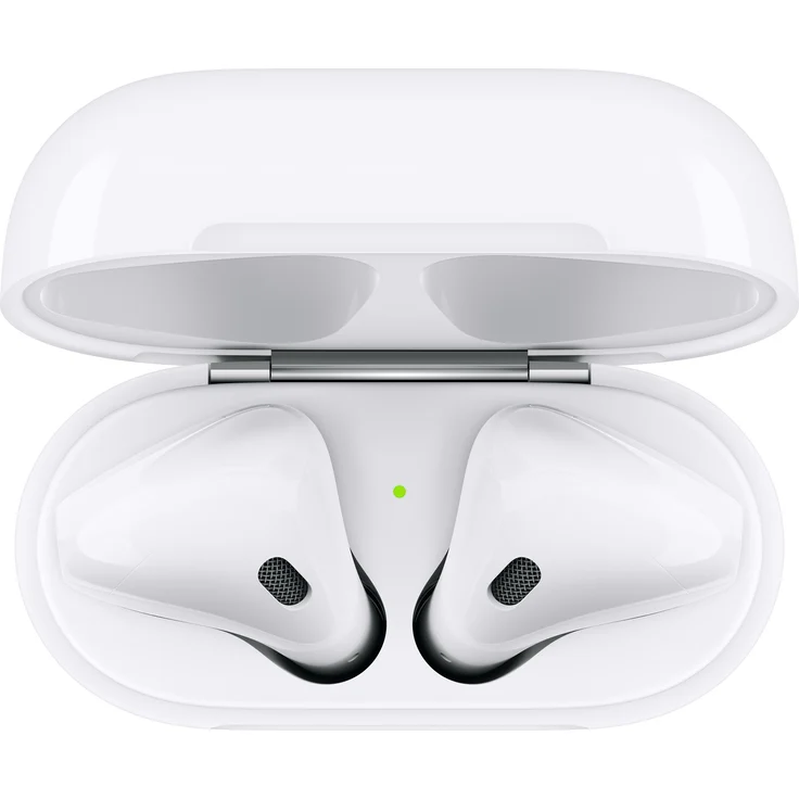 Apple AirPods (2. Generation) mit kabelgebundenen Ladecase, True Wireless In-Ear Kopfhörer mit Bluetooth, Mikrofon, geeignet für iPhone, weiß (MV7N2ZM/A) – Bild 4