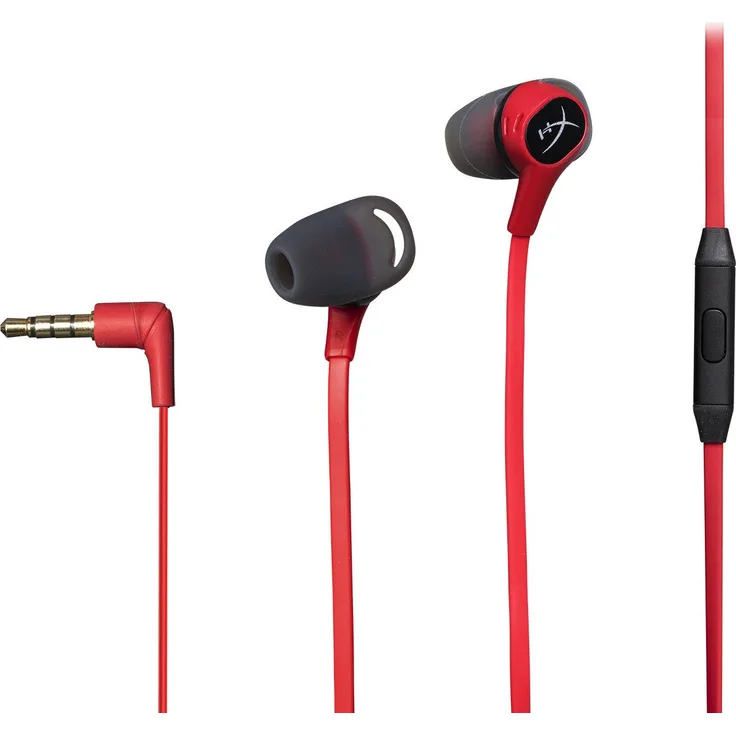 HyperX HX-HSB-RD Earbuds - Kopfhörer für Nintendo Switch, PC und Handys, Rot
