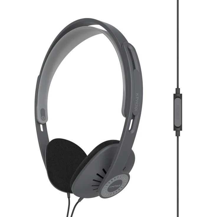 Ausines Koss Kopfhörer KPH30iK Stirnband / On-Ear, 3,5 mm (1/8 ), Mikrofon, Juodas (KPH-30iK) – Bild 1