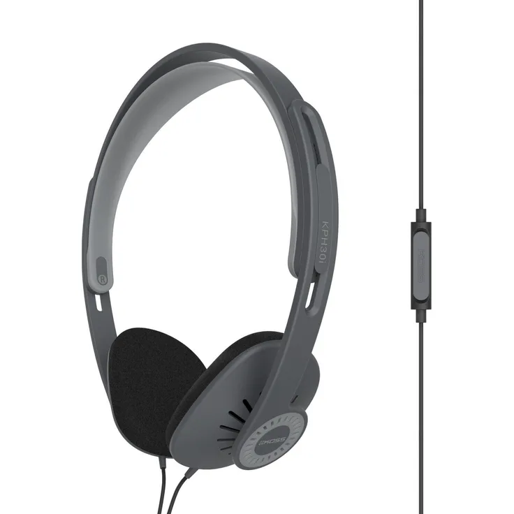 Ausines Koss Kopfhörer KPH30iK Stirnband / On-Ear, 3,5 mm (1/8 ), Mikrofon, Juodas (KPH-30iK)