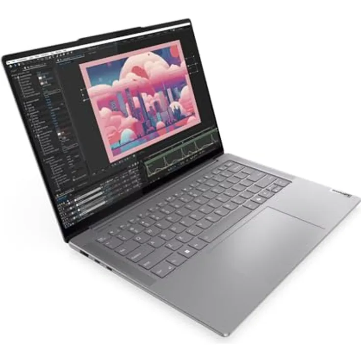 Lenovo Yoga Pro 7 83E3001BGE 14.5" 2.5K Laptop, AMD Ryzen™ 7 8845HS, 16GB LPDDR5x RAM, 512GB SSD, Windows 11