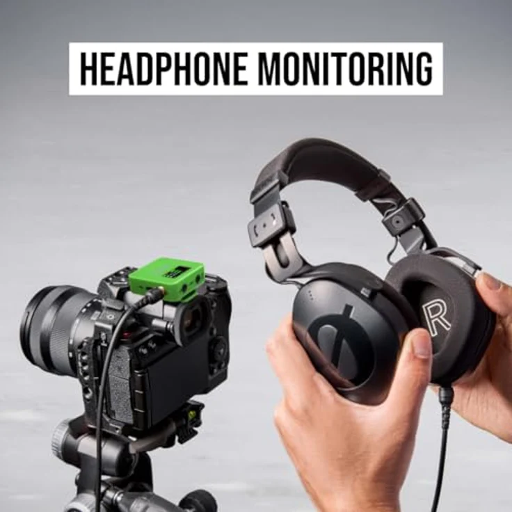 RØDE Wireless GO (Gen 3) – Kompaktes kabelloses Mikrofon mit 32-Bit Float Aufnahme, intelligenter Pegelregelung und 2,4 GHz digitaler Übertragung, für Telefone, Kameras und Computer (Grün) – Bild 6