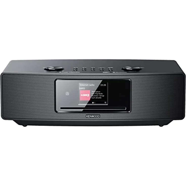 KENWOOD CR-ST700SCD-B - Smart Radio HiFi System mit WLAN, DAB+, Internetradio, CD/USB, Bluetooth Audiostreaming & Farbdisplay