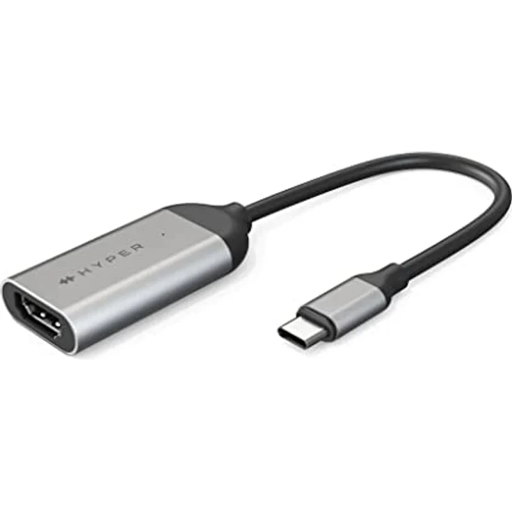 Hyper HyperDrive HD-H8K, USB-C auf HDMI Adapter, 8K 60Hz/4K 144Hz, Edelstahl, inkl. Silikon-Thermohülle – Bild 3