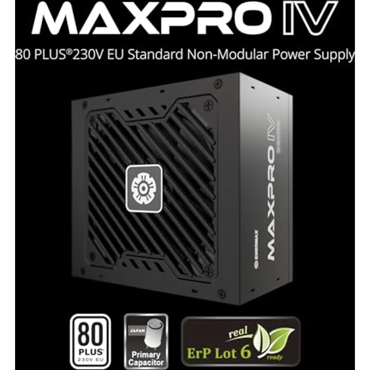 ENERMAX MAXPRO IV 550 Watt ATX Gaming PC Netzteil | 80 Plus | geräuscharmer 120mm Lüfter | EMP550W – Bild 3