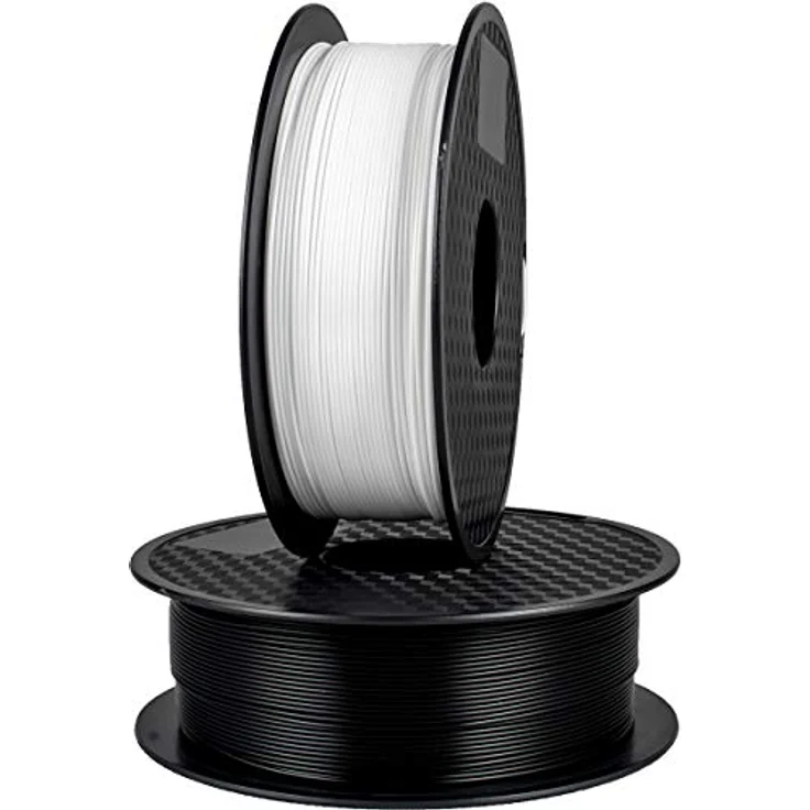 GIANTARM PLA Filament 1.75mm, 2 kg Spule (schwarz+weiß) mit genauer Durchmessertoleranz – Bild 2