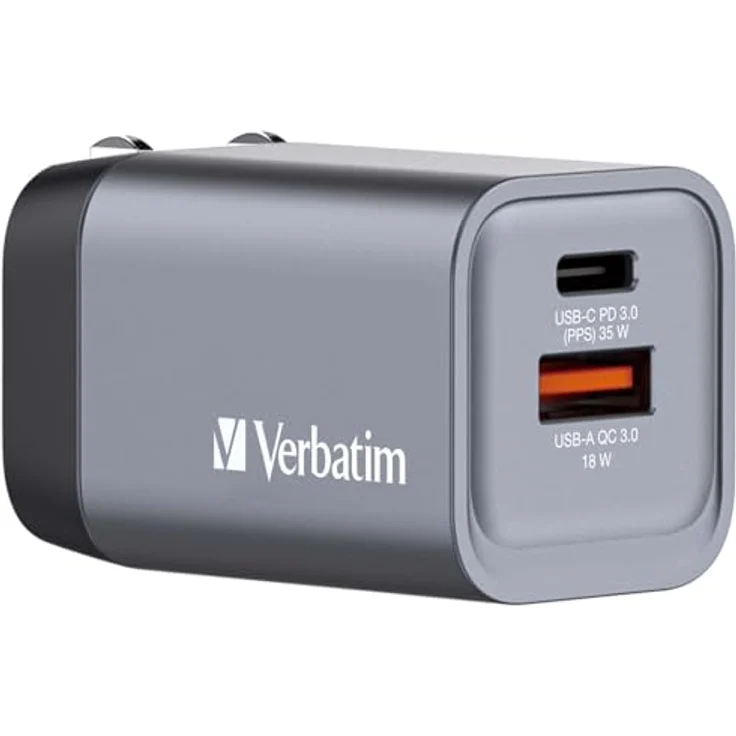 GNC-35 GaN Charger 35W with 1 x USB-C® PD 35W / 1 x USB-A QC 3.0 (EU/UK/US) – Bild 1