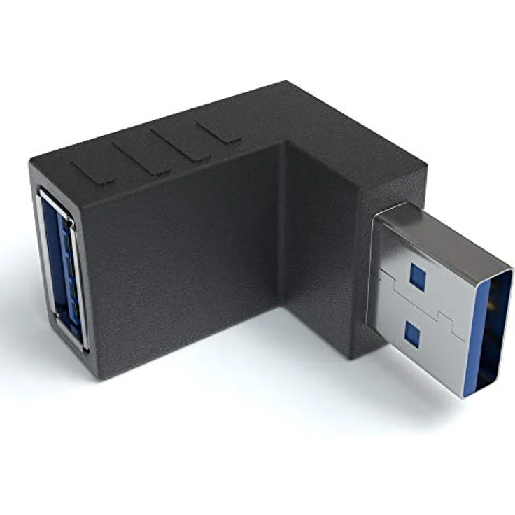 JAMEGA - USB 3.0 Winkel Adapter 270° Grad Winkeladapter | Kompatibel mit Allen USB Kabeln – Bild 1