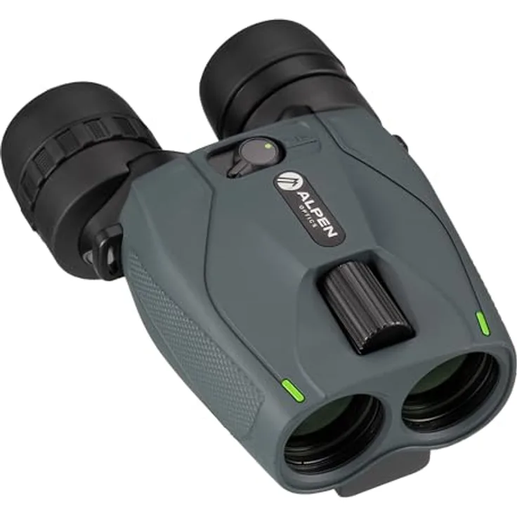 Alpen Optics Fernglas 16x30 HD mit Bildstabilisierung, UBX Vergütung, PXA Phasenbeschichtung, wassergeschützt, Dioptrienausgleich für Brillenträger