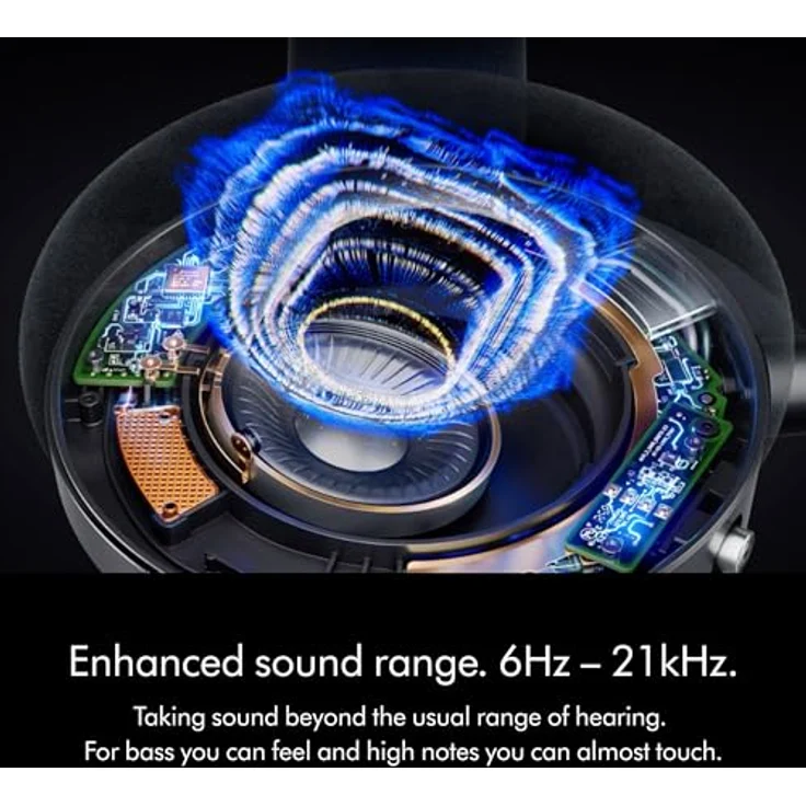 DYSON OnTrac, Over-ear Kopfhörer Bluetooth Gelb/ Aluminium – Bild 4
