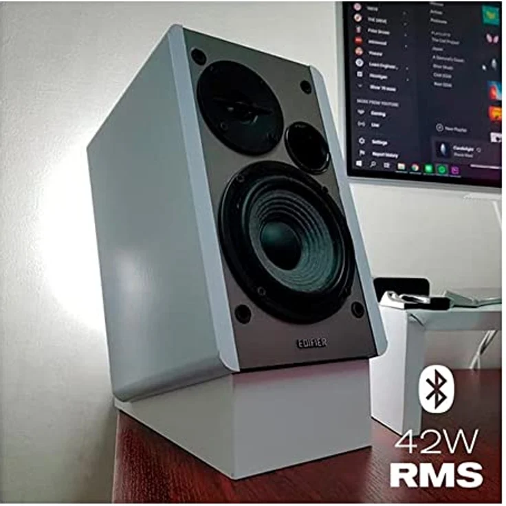 Aktivboxen Edifier Studio R1280DB 2.0 weiß-silber Bluetooth – Bild 6