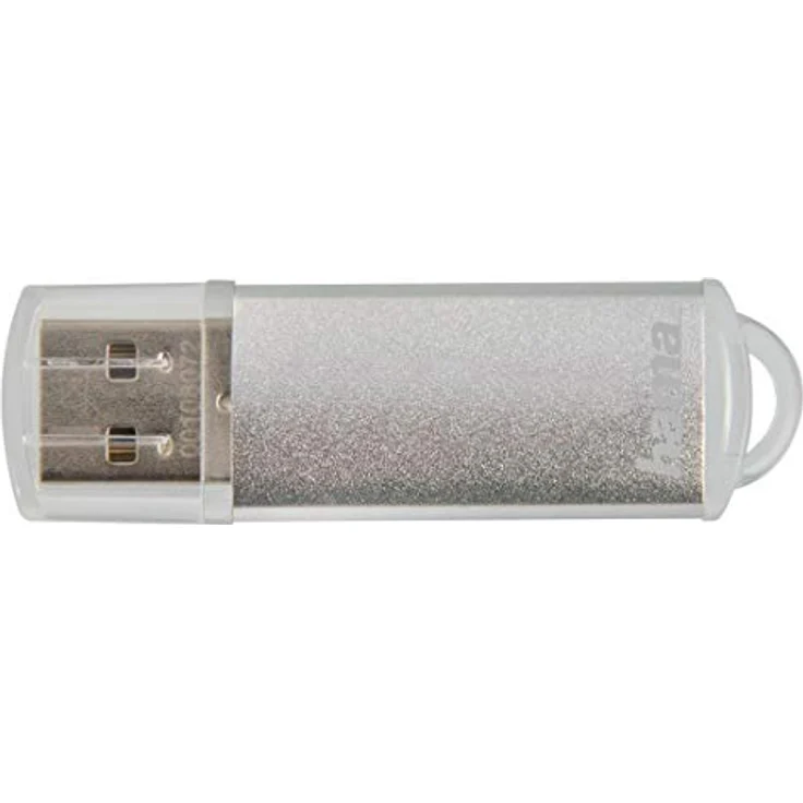 Hama 128GB USB-Stick USB 2.0 Datenstick (10 MB-s Datentransfer, USB-Stick mit Öse zur Befestigung am Schlüsselring, Speicherstick, Memory Stick mit Verschlusskappe, z. B. für Windows-MacBook) silber – Bild 4