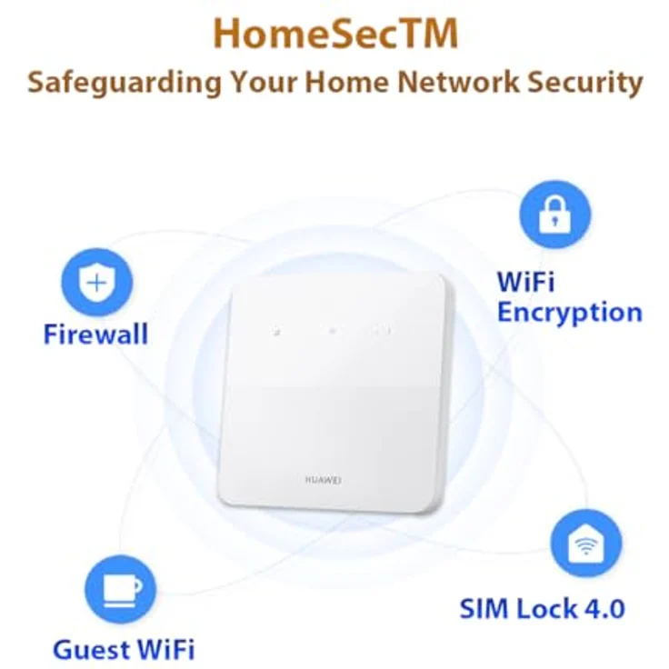 HUAWEI B320-323 4G-Router weiß, ultraschnelles WLAN, sichere Heimnetzwerküberwachung - Preisvergleich – Bild 5