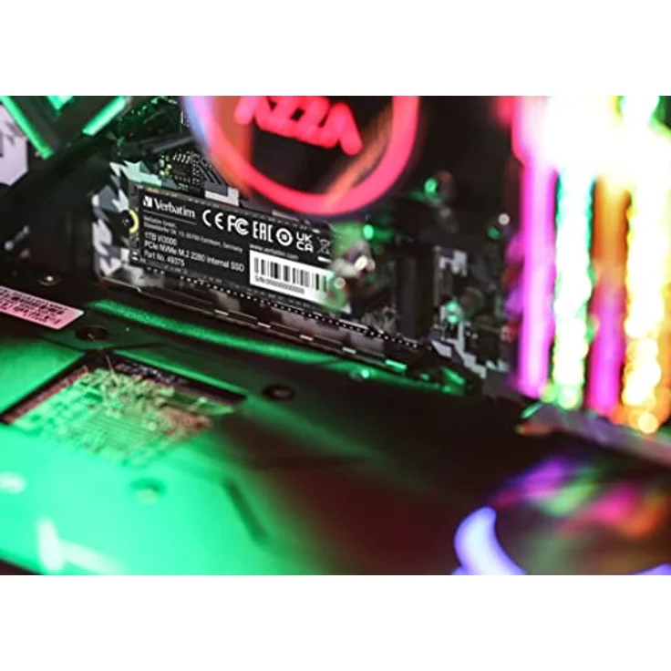 Verbatim Vi3000 NVMe M.2 Internal SSD, internes SSD-Laufwerk mit 1 TB Datenspeicher, Solid State Drive mit PCIe Gen 3 Schnittstelle, schwarz – Bild 4