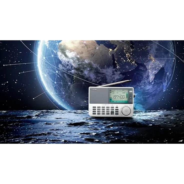 Sangean ATS-909X2 Profi Weltempfänger mit UKW Stereo, weiß weiß – Bild 7