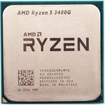 AMD Ryzen 5 3400G 4,2GHz AM4 6MB Cache Tray (YD3400C5M4MFH) Quad-core Prozessor mit Radeon Vega 11 Graphics, 3.7GHz Taktrate, 65W TDP, OEM
