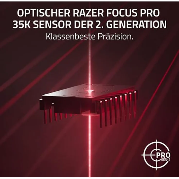 Razer Viper V3 Pro - Sentinels Edition, Kabellose E-Sport-Maus mit ultraleichtem Design, Rot – Bild 2