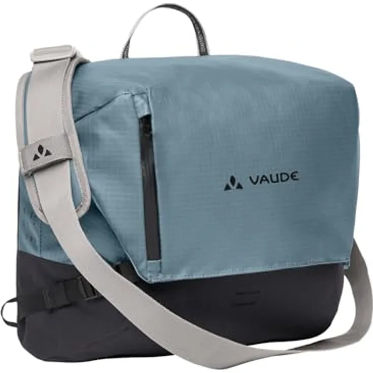 Vaude CityMessenger Aktentasche, 37 cm, blau, aus 100% Polyethylen, ideal für Laptops
