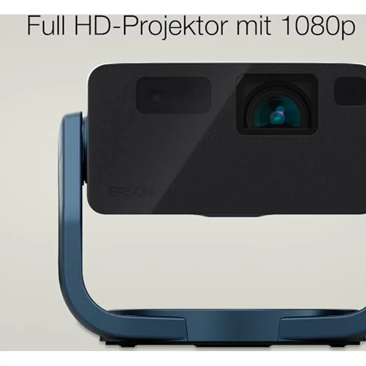 Epson EpicVision EF-22N tragbarer Mini-Laserprojektor, Full-HD 1.080, 3LCD, 1.000 Lumen, bis zu 150-Zoll-Projektionsfläche, Bluetooth-Lautsprecher, Chromecast, Google TV, Standfuß, blau – Bild 4