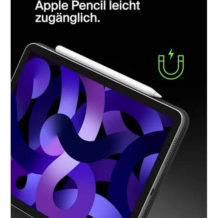 Belkin Pro Bluetooth-Tastatur mit Hülle und magnetischem Ständer, iPad Tastatur, Multi-Gesture-Steuerung, magnetische Befestigung des Apple Pencil, Multimedia-Tasten, iPad Air 10,9"/iPad Pro 11", schwarz – Bild 5
