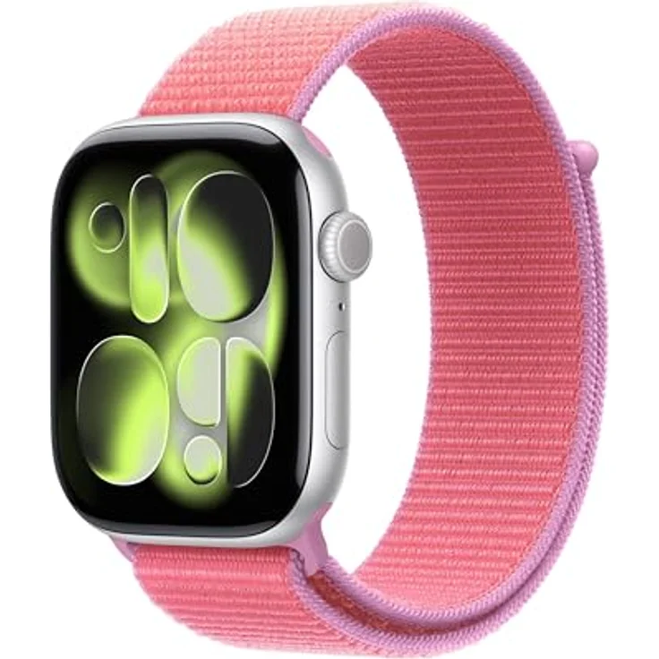 Apple Watch Band Sport Loop 46 mm, Guavepink, weich und atmungsaktiv, One Size – Bild 2