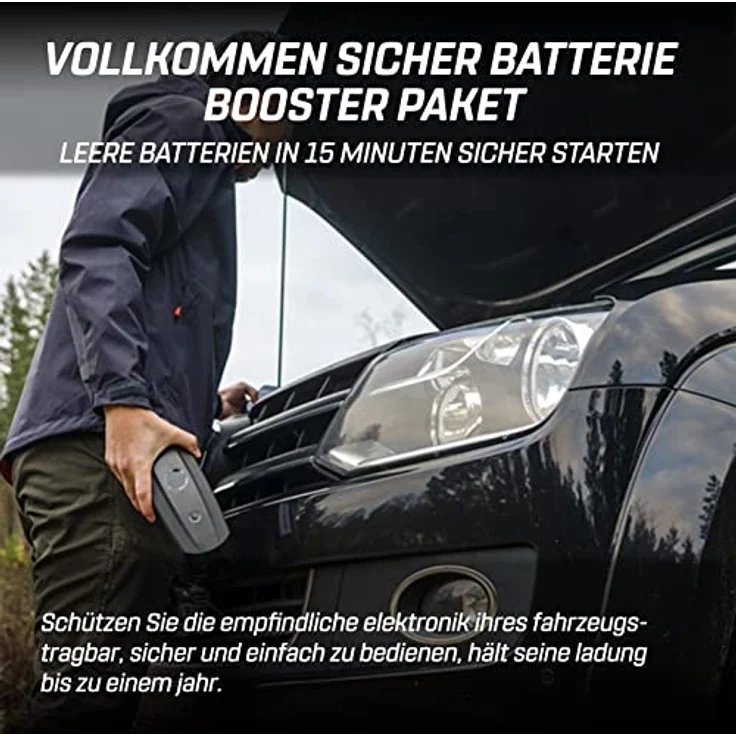 CTEK CS FREE - PORTABLES BATTERIELADE- UND WARTUNGSGERÄT MIT ADAPTIVE BOOST TECHNOLOGIE, schwarz – Bild 2