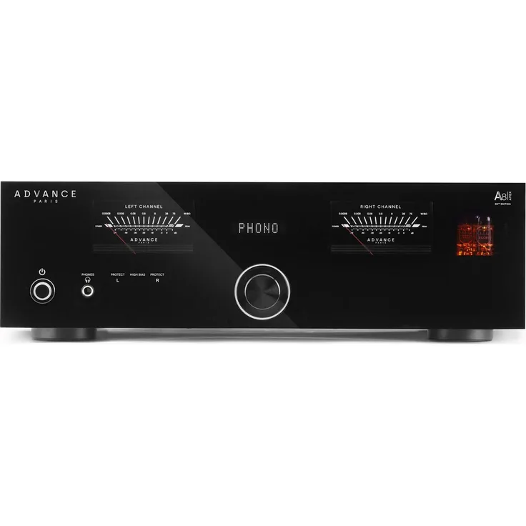 Advance Paris A8 APEX, hybrider integrierter Vollverstärker mit 2x75W Leistung, Röhrenvorverstärker und HDMI eARC