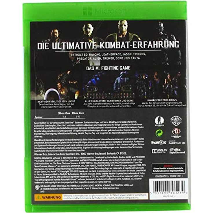 Warner Bros Mortal Kombat XL - Xbox One, inkl. alle Charaktere & DLCs, mit neuen Kämpfern und Apocalypse Pack – Bild 2
