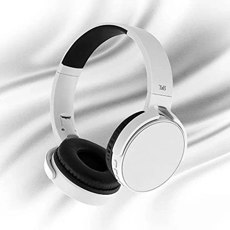 T'nB Kabelloser Bluetooth 5.0 Kopfhörer, Single 2, 8 Stunden Hörzeit, verstellbar, komfortabel, integriertes Mikrofon und Bedienelemente, für Sport und Training – Silber – Bild 4