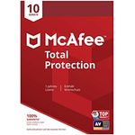 McAfee Total Protection | 10 Geräte | 1 Jahr | PC/Mac/Smartphone/Tablet | Aktivierungscode per Post
